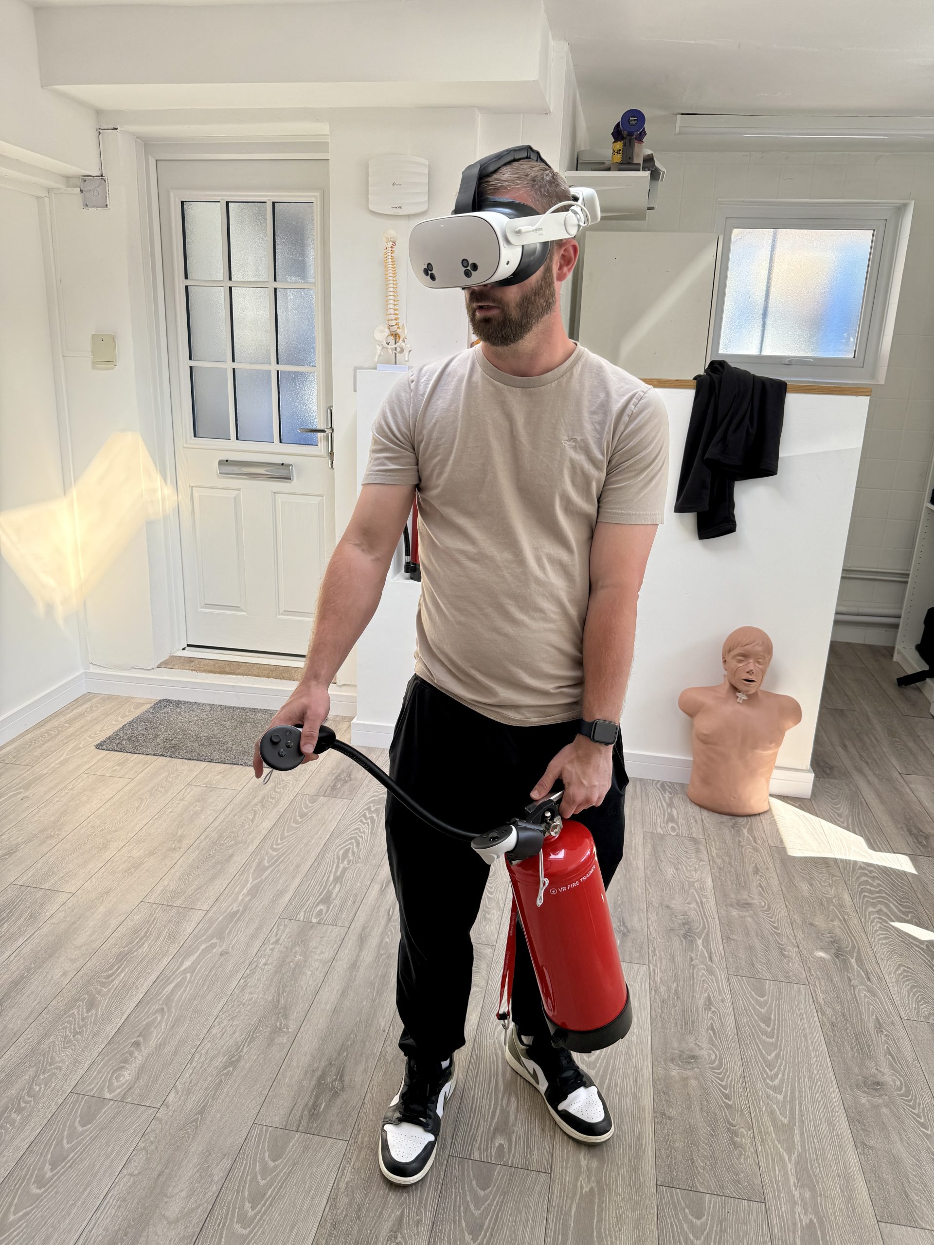 VR virtual Reality First Safety Training with New Forest First Aid training